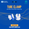 Reprap Ultimaker Tube Clamp with Blue Horse Shoe Clamp Clip